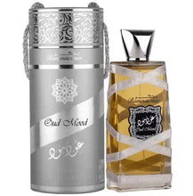Load image into Gallery viewer, Oud Mood Reminiscence Silver EDP Perfume By Lattafa 3.4 oz/100ml FREE SHIPPING
