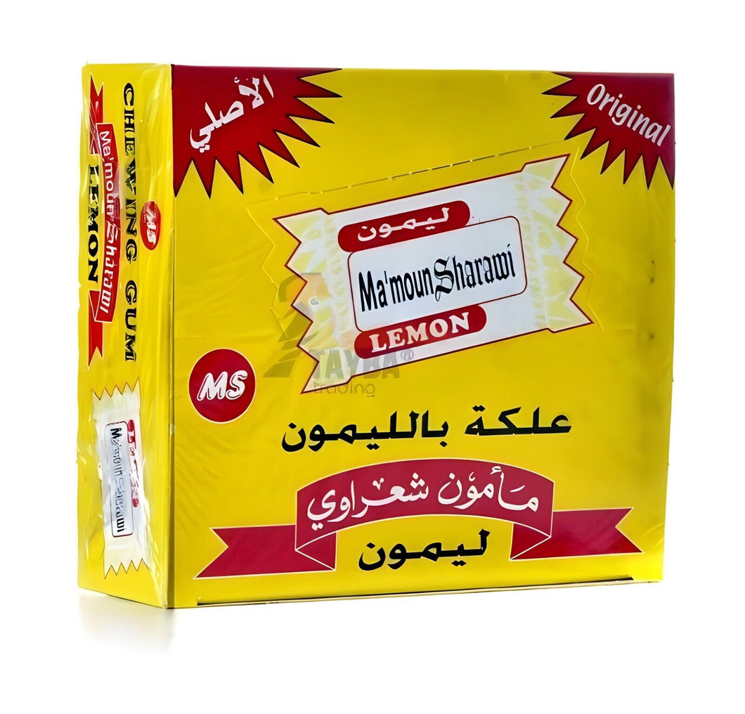 Chewing Gum Lemon Flavor Sharawi 100 Small Pieces