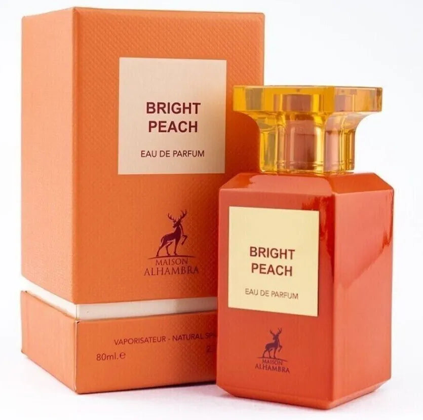 Bright Peach EDP Perfume By Maison Alhambra 80 ML🥇Super Rich UAE Version🥇