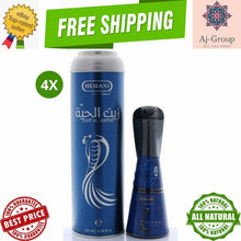 Load image into Gallery viewer, 4X Hemani Snake Oil Live Natural 100% for hair care &amp; treatment 120ml زيت الحية
