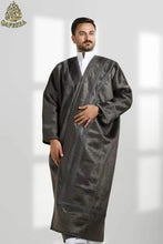 Load image into Gallery viewer, Embroide man&#39;s Farwa Bisht Coat Protect From Cold Long Jacket فروة رجالية مخمل
