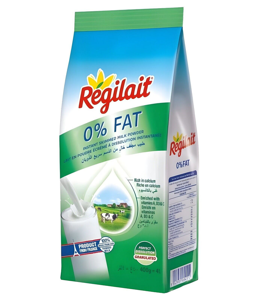 Regilait Instant Skimmed Milk Powder 0% Fat (400 gram) حليب بودرة