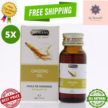 Load image into Gallery viewer, 5X Hemani Ginseng Oil - 30 ml to Improve Blood Flow زيت الجينسينج
