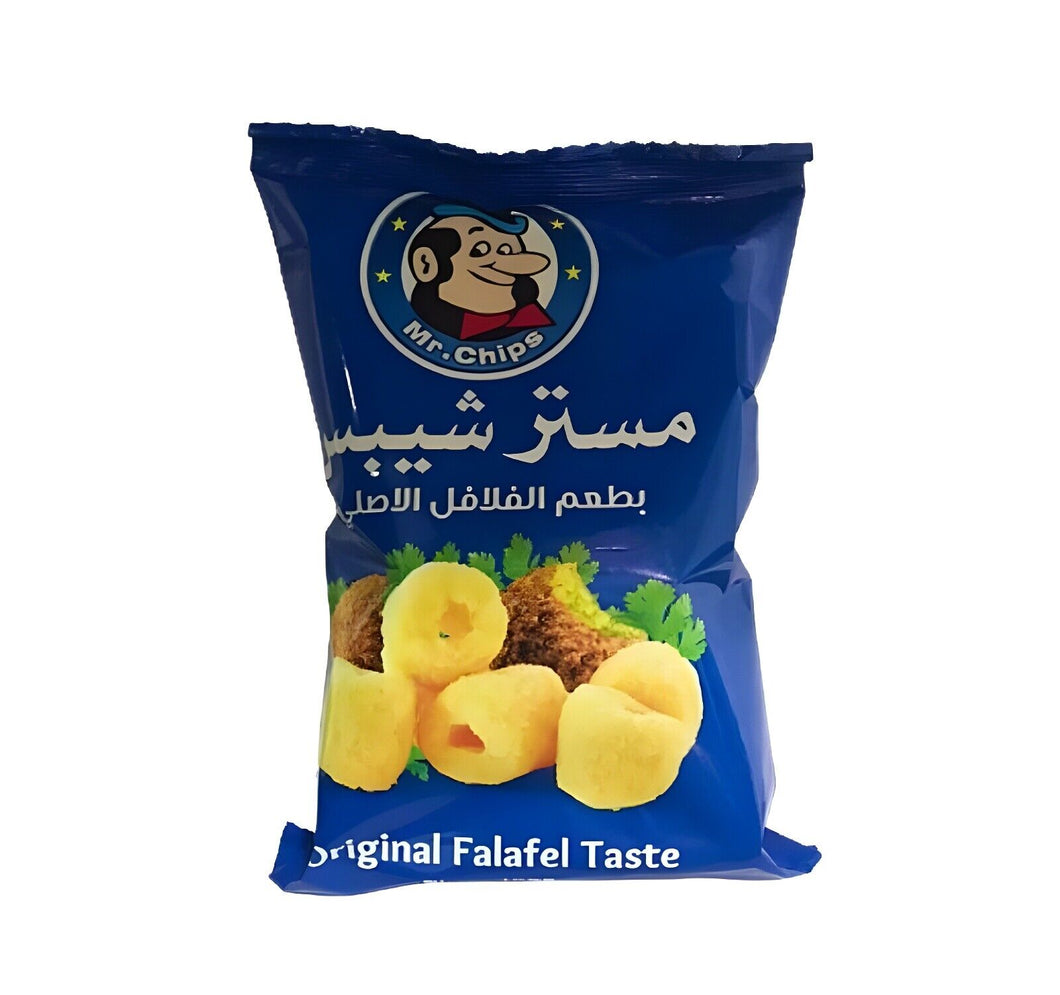 12 Pack X Mr. Chips Original Falafel Taste 19g مستر شيبس بنكهة الفلافل الأصلية