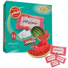 Load image into Gallery viewer, Chewing Gum Watermelon Sharawi 100 Small Pieces علكة بالبطيخ...
