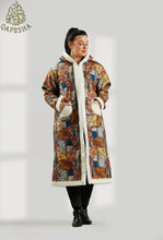 Load image into Gallery viewer, Woman&#39;s Farwa Bisht Coat Protect From Cold Long Jacket 2 فروة موديل تركي
