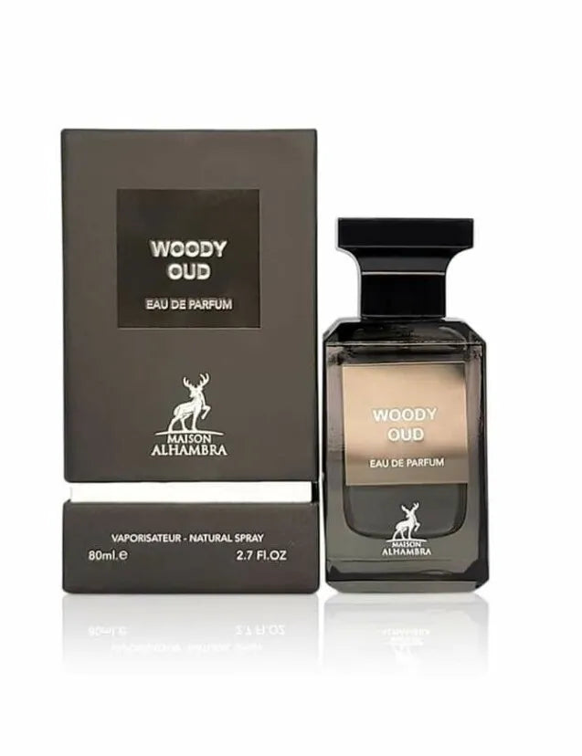 Woody Oud EDP Maison Alhambra UAE ORIGINAL Perfume 80 ml🥇