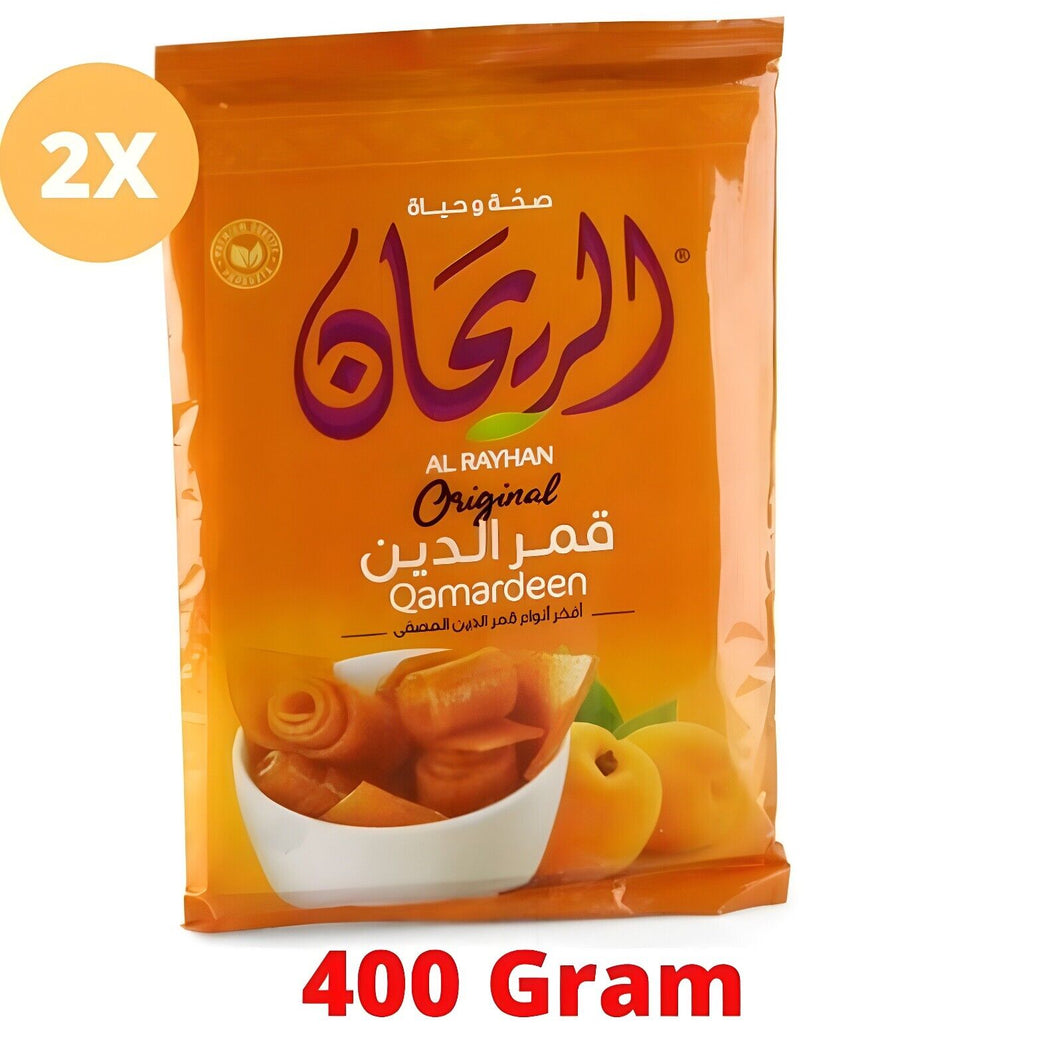 2 Packet X Original Qamardeen Al Rayhan Dried Apricot Healthy Paste قمر الدين