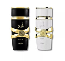 Load image into Gallery viewer, Lattafa Perfumes Asad &amp; Yara Moi EDP-100ml(3.4 oz) | Scents of Helio ORIGINAL 🥇
