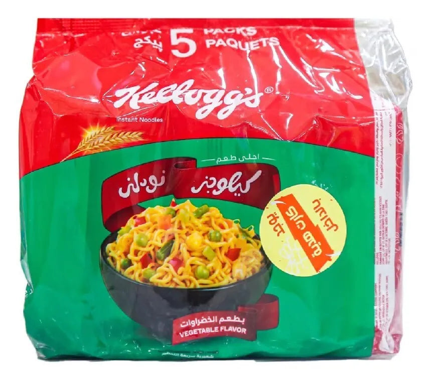 Kellogg's Instant Noodles Vegetable Flavor 5 Pack x70 Gram