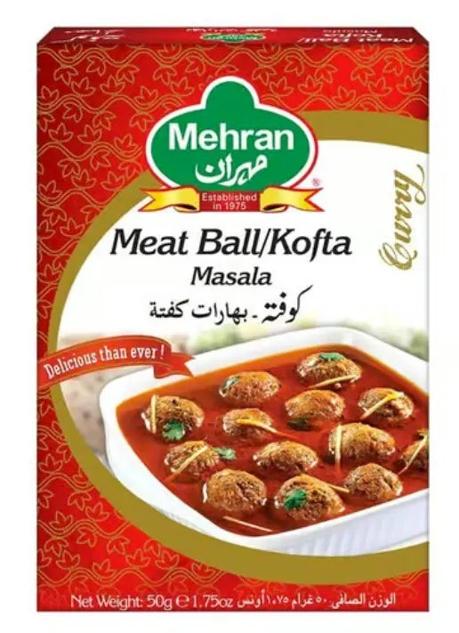 Mehran Seasoning Mix Meat Ball/Kofta Masala Spice Mix (50 gram)