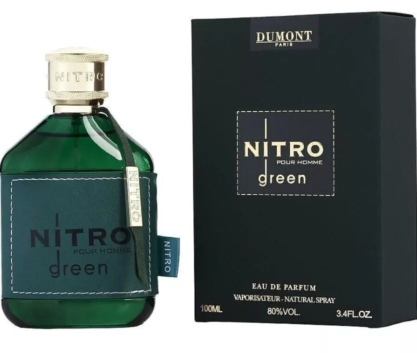 NITRO GREEN POUR HOMME MEN Dumont ORIGINAL Free Shipping🥇 💥 ORIGINAL