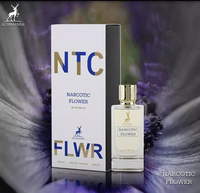 NARCOTIC FLOWER NTC FLWR Alhambra Maison 100ML UAE 🏅