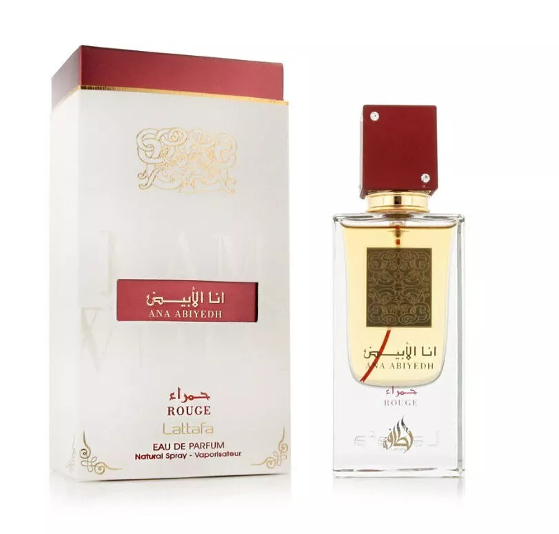 Lattafa Ana Abiyedh Rouge Eau De Parfum EDP 60ml (Unisex)🥇