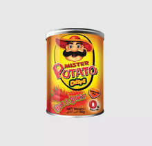 Load image into Gallery viewer, 4 Pack X Mister Potato Chips Crisps Hot And Spicy Flavor 45 Gram
