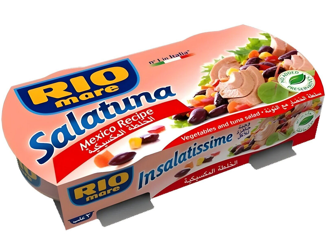 2 Pieces X Rio Mare Tuna Salatuna Mexico Recipe Healthy Meal (160 Gram)