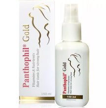 Load image into Gallery viewer, Panthophil Gold Vitamin Hair Tonic for strong hair, hair loss treatment 150 ml
