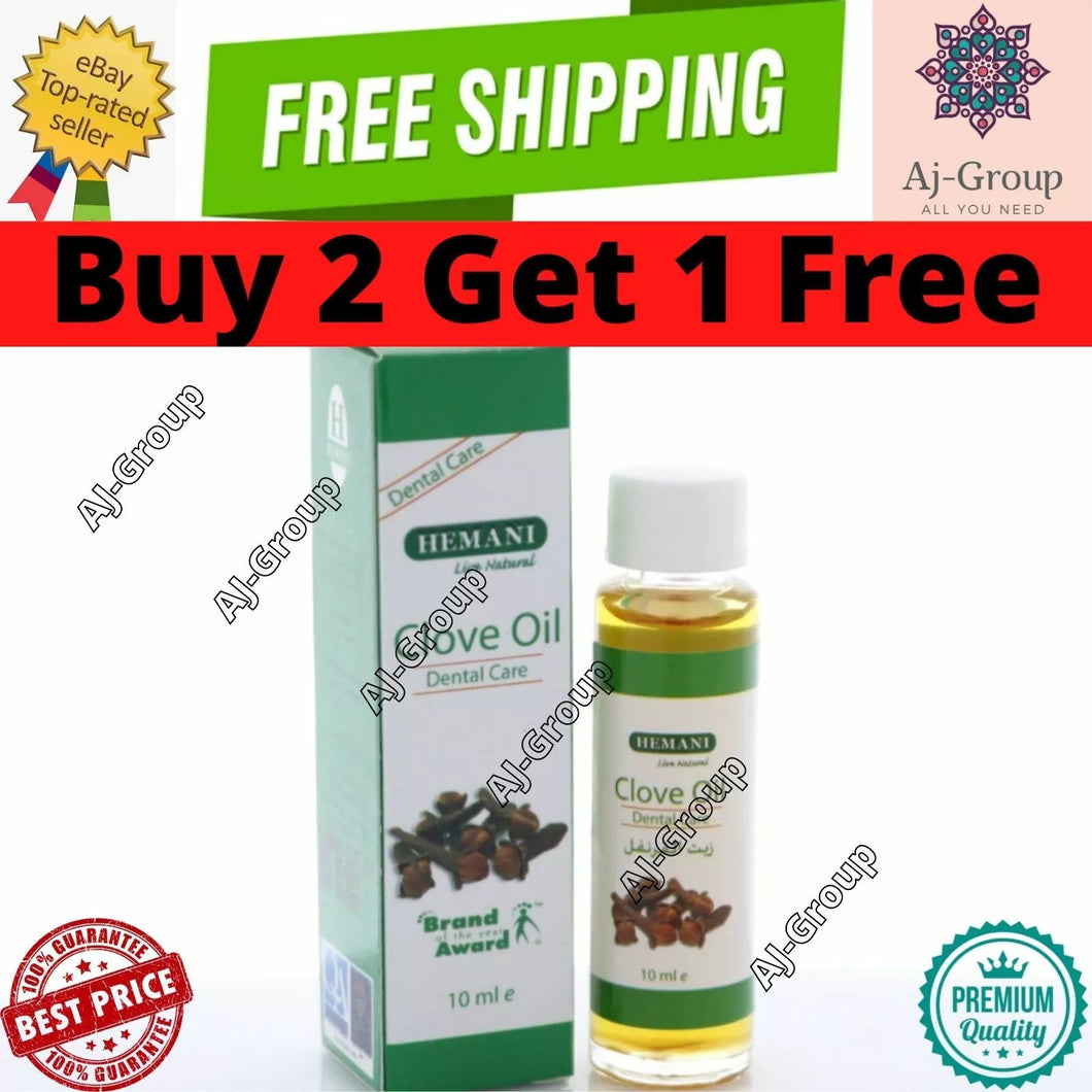 Hemani Clove Oil Dental Care Toothache For Fast Pain Relief ✯ BUY 2 GET 1 FREE ✯