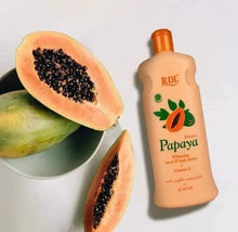 Load image into Gallery viewer, Papaya Extract Hand And Body Lotion moisturize + Vitamin E(600 ml) لوشن البابايا
