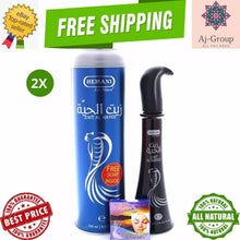 Load image into Gallery viewer, 2X HEMANI SNAKE OIL Hair Care ZAIT AL HAYEE 250ml with FREE Soap زيت الحية
