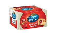 Load image into Gallery viewer, 18 Pieces X Lusine Cupcake Strawberry Cake (30 Gram) لوزين كب كيك بالفراولة
