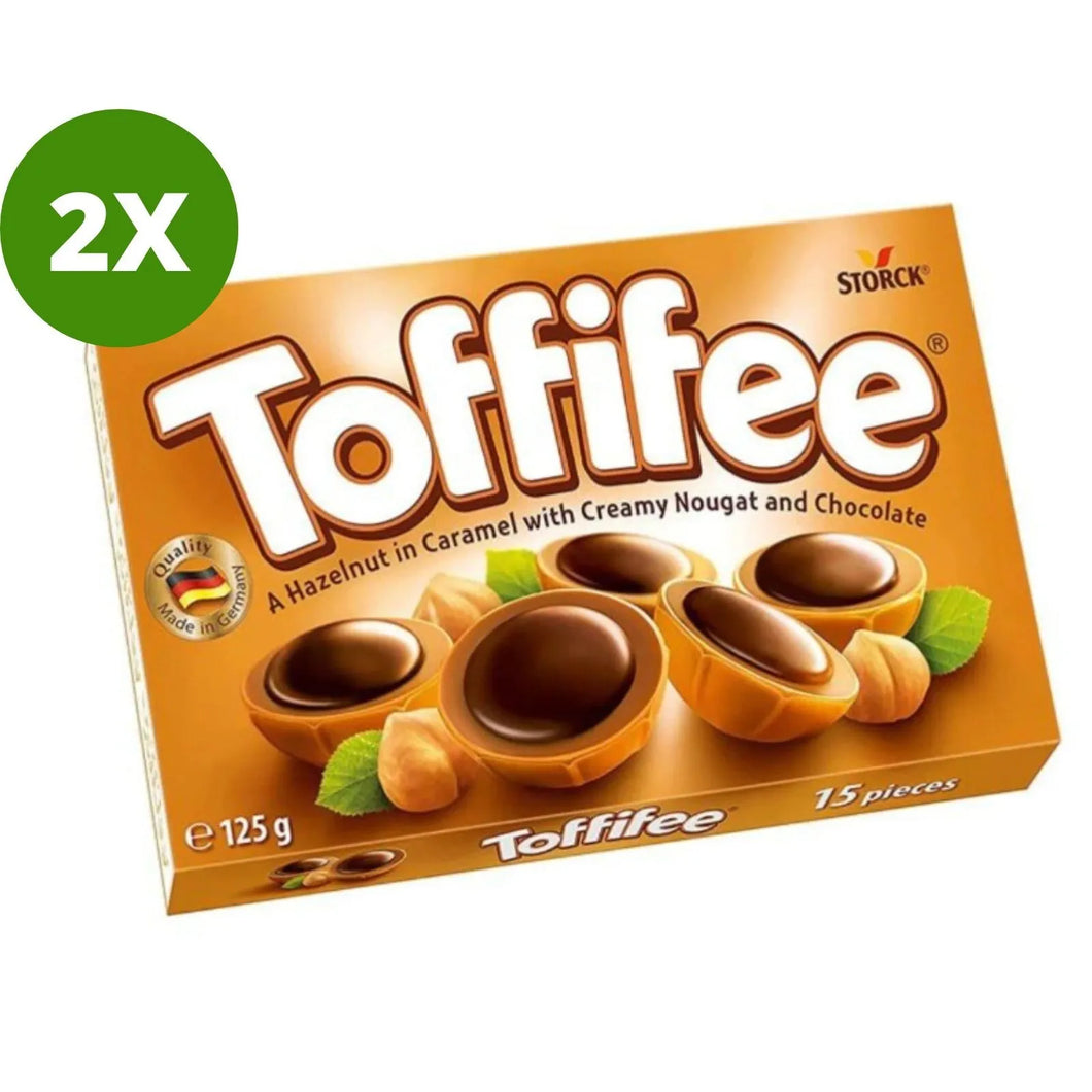 2 Pack X Storck Toffifee A Hazelnut in Caramel with Creamy Nougat and Chocolate