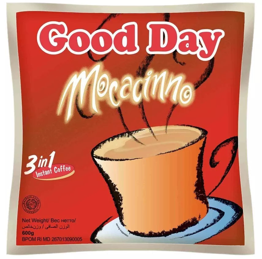 30 Sachet X Good Day Instant Coffee Powder Mocacinno Three In One (20 gram)