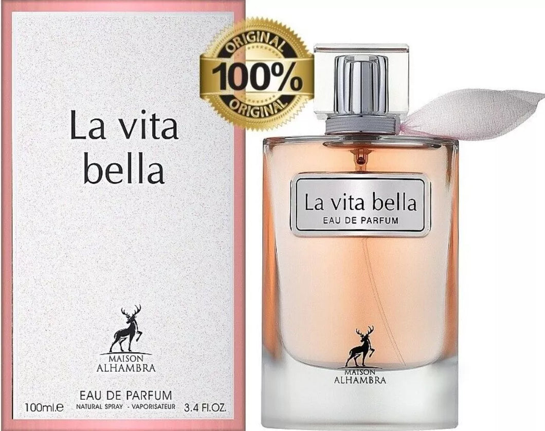 La vita bella EDP Maison Alhambra Perfume 3.4 OZ \ 100ML ,100% Original✔