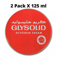 Load image into Gallery viewer, 2 X GLYSOLID Glycerin Cream - DRY SKIN Softening Moisturizer ( 125 ml / 4.22oz)

