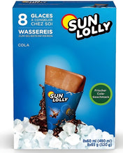 Load image into Gallery viewer, 1 Pack X Sun Lolly ice lollies for home freezing Cola Flavor(8 Ice Lollies/Pack)
