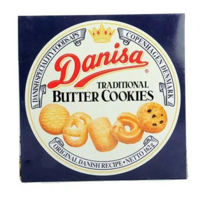 1 Pack X Original Danisa Traditional Butter Cookies Biscuits (162 gram)