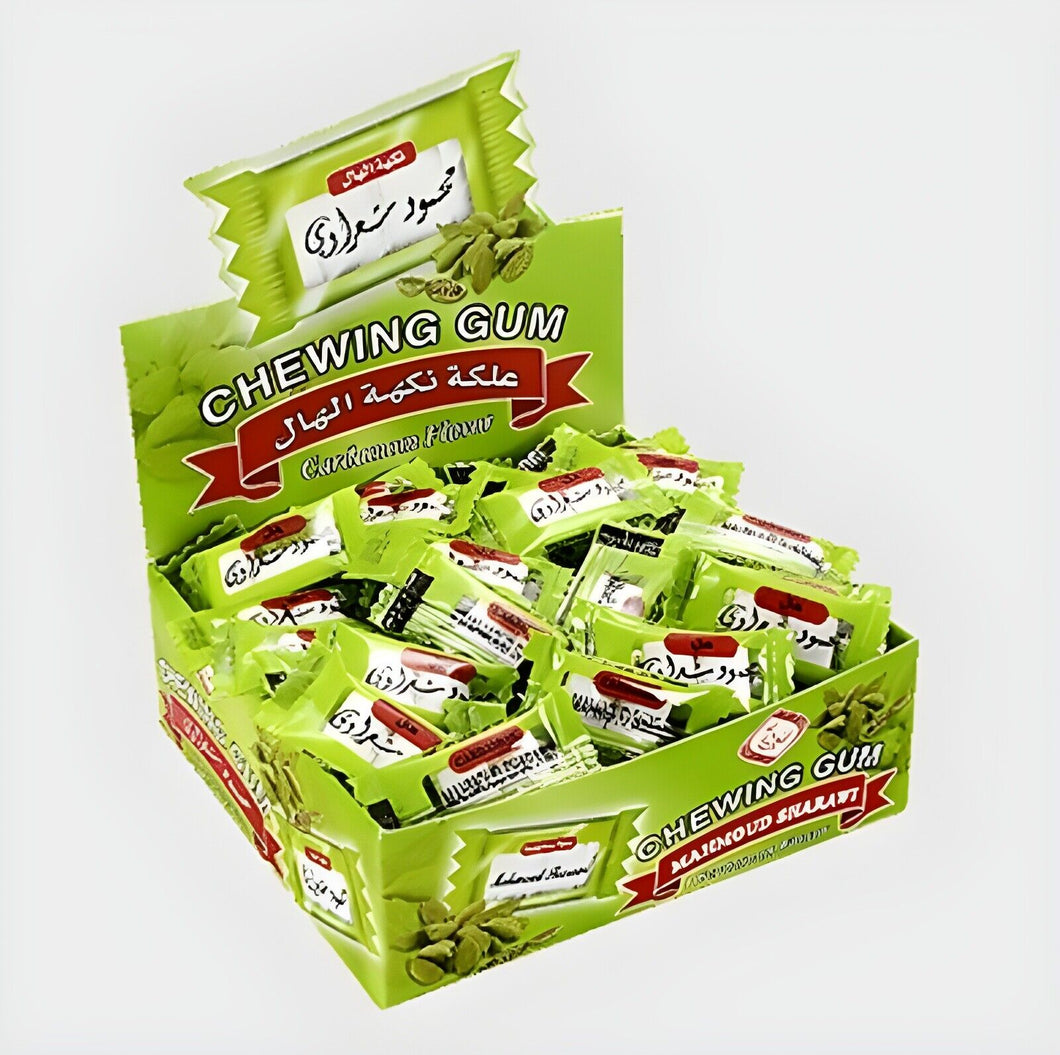 Chewing Gum Sharawi Cardamom Flavor 100 Small Pieces علكة شعراوي بالهال