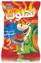 Load image into Gallery viewer, 15 X Rannan Chips Lahloub with Barbecue ( 25 gram) شيبس لهلوب بطعم الباربيكيو
