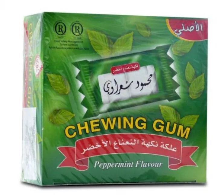Chewing Gum Peppermint Flavor Sharawi 100 Small Pieces