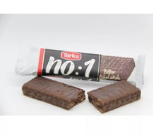 Load image into Gallery viewer, 12X Torku No.1 Wafer Bitter Chocolate Coated 35 Gram شوكولاتة توركو نمبر ون ويفر
