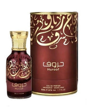 Load image into Gallery viewer, HUROOF Perfume By Ard Al Zaafaran EDP Arabian Fragrances Natural Spray 50 ml🥇
