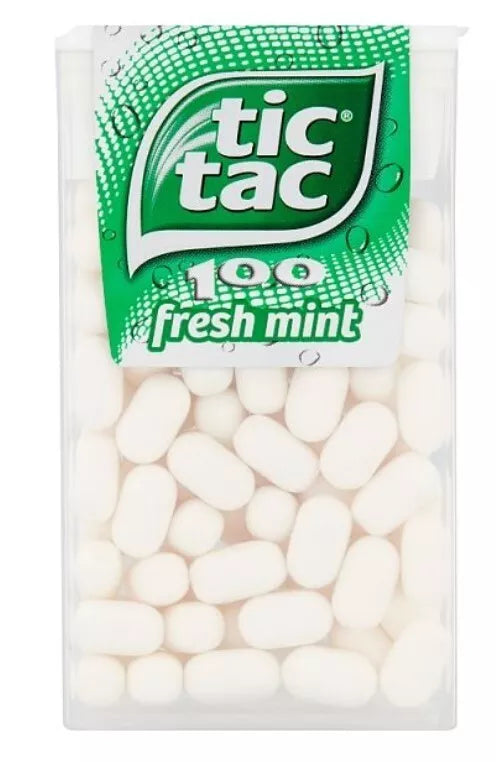 12 Pack X tic tac Drops Fresh Mint Flavor Candy 10.2 Gram