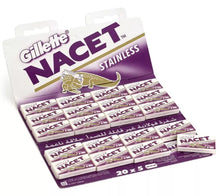 Load image into Gallery viewer, 100X Double Edge Razor Blades Gilette NACET Stainless Razors✯ BUY 2 GET 1 FREE ✯
