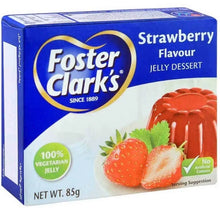 Load image into Gallery viewer, 4 Pack X Foster Clark&#39;s 100% Vegetarian Jelly Strawberry Flavor HALAL ( 85 Gram)
