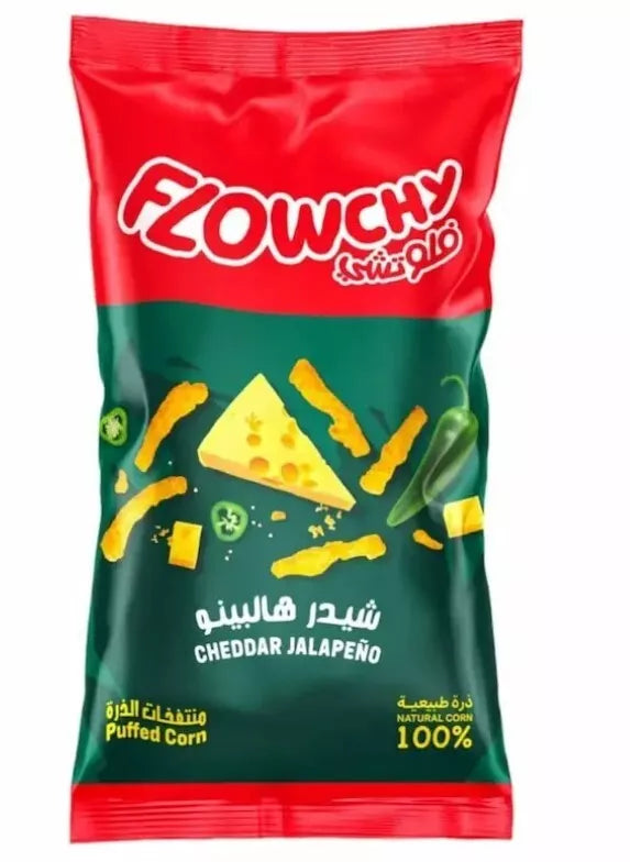3 Pack X Flowchy Potatoes With Cheddar Cheese And Jalapeno Flavor (80 Grams)