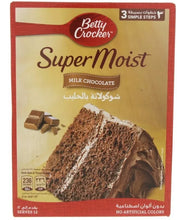 Load image into Gallery viewer, Betty Crocker Super Moist Milk Chocolate Cake Mix Rich Taste&amp;No Artificial Color
