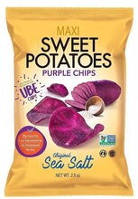 Load image into Gallery viewer, 3 Pack X Maxi Sweet Potatoes Purple Chips-UBE Sea Salt Flavor- 70 gram
