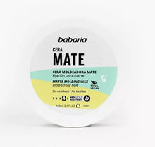 Load image into Gallery viewer, 2X babaria Cera Mate, Matte Finish Molding Hair Wax Ultra-strong hold (100 ml)
