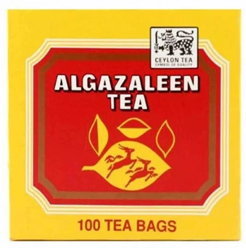 100 bag Alghazaleen Pure Ceylon Black Tea Organic Tea Leaves شاي سيلاني الغزالين