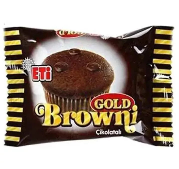 12 Pieces X ETi Adicto Browni Cupcake Gold Cocoa (36 Gram)