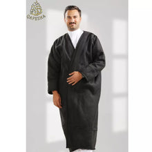 Load image into Gallery viewer, Embroide man&#39;s Farwa Bisht Coat Protect From Cold Long Jacket فروة رجالية مخمل
