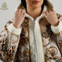 Load image into Gallery viewer, Woman&#39;s Farwa Bisht Coat Protect From Cold Long Jacket 2 فروة موديل تركي
