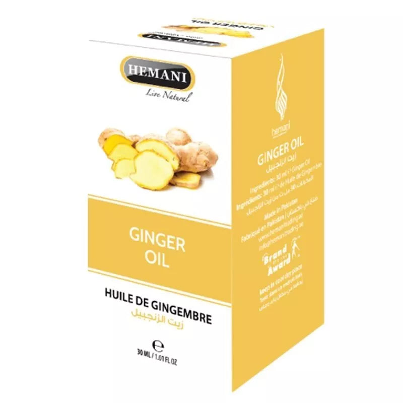 2X Hemani Ginger Natural 100% Oil(30 ml) زيت الزنجبيل