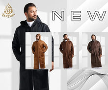 Load image into Gallery viewer, Embroide Man&#39;s Farwa Bisht Coat Long Jacket, Zipper, Cap &quot;New Collection 2023&quot;
