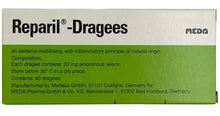 Load image into Gallery viewer, 1X Reparil- Dragees 40 Tablets anti-inflammatory &amp; edematous agent Free Shipping
